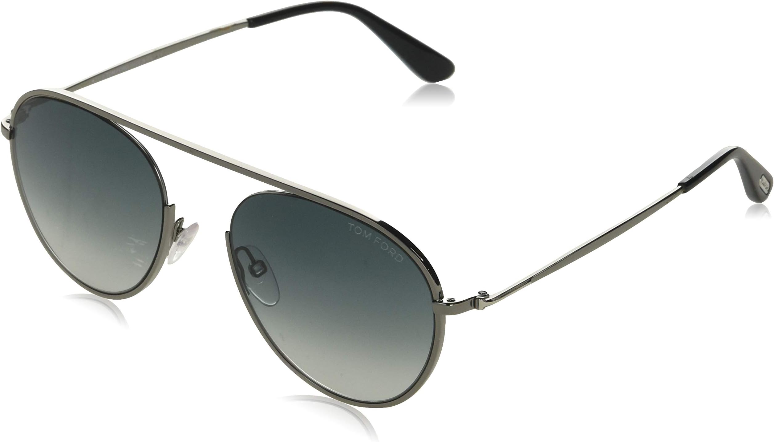 Tom Ford Unisex Adults’ FT0599 08W 55 Sunglasses, Grey (Antracite Luc/Blu Grad)