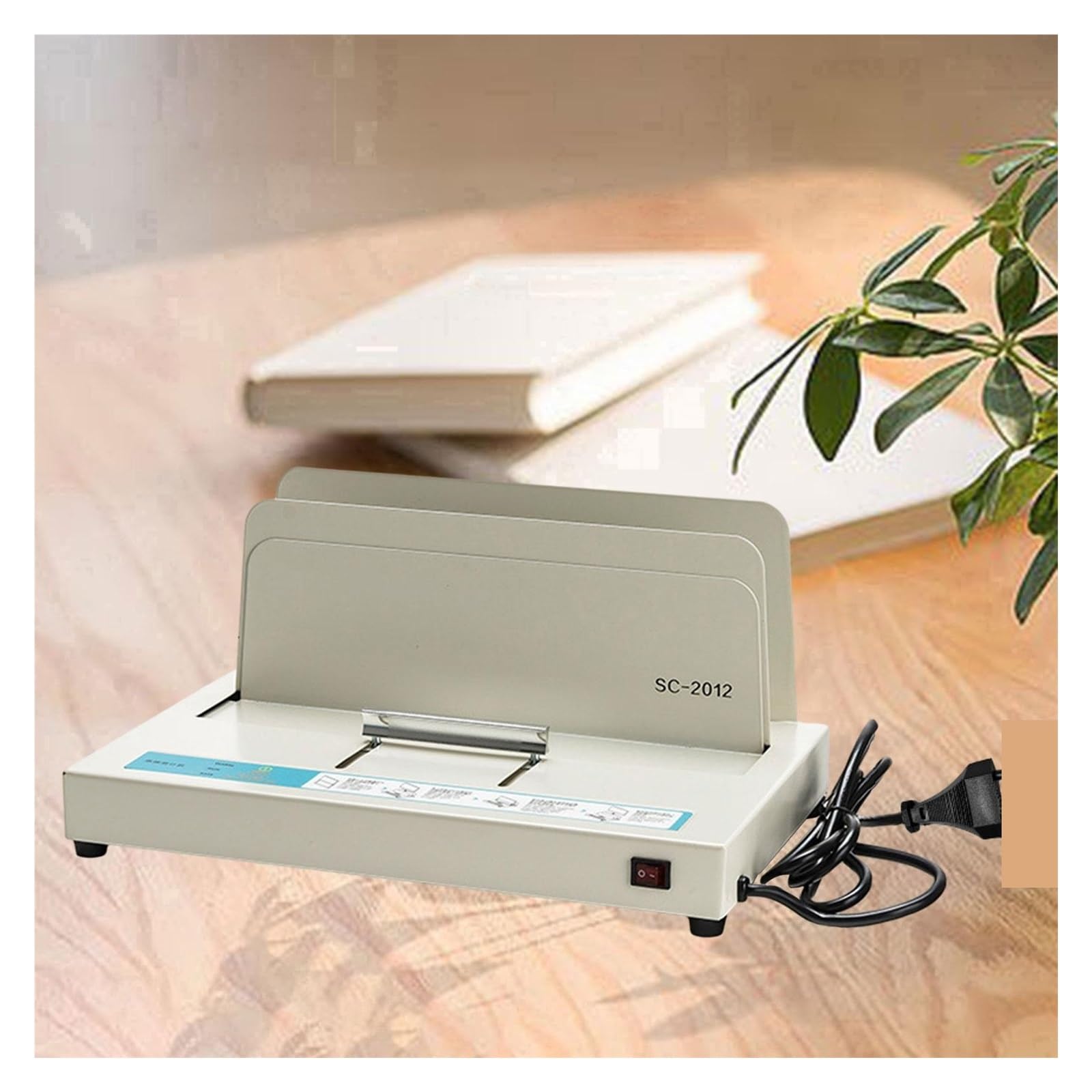 Bindegerät, Thermobindemaschine Heißschmelzkleber Elektrischer Buchbinder for Umschläge Berichte Rechnungen Bürovertragsdokumente