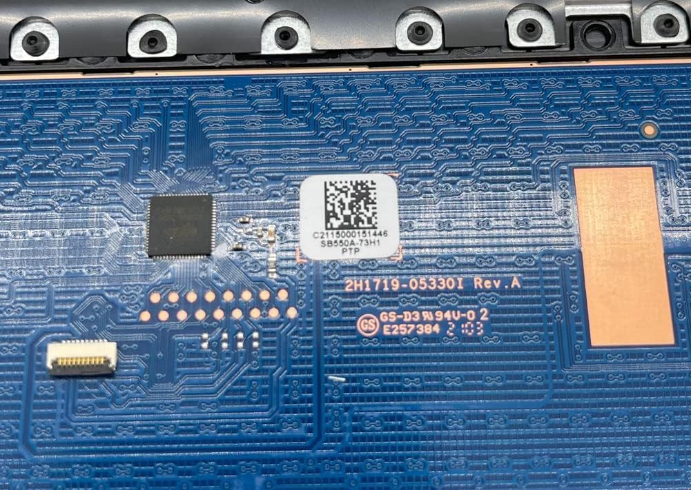 Replacement Keyboard Palmrest Touchpad Upper Case Top Cover for HP 14Z-DK 14-DK 14-CF 14S-CF Laptop Assembly L91187-001 6070B1751302 Jet Black