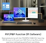 Moniteur d'ordinateur msi PRO MP341CQW E12 34 pouces VA 3440 x 1440 (UWQHD), 120 Hz, Adaptive-Sync, HDMI, DisplayPort, montable VESA, haut-parleur, 1 ms, blanc