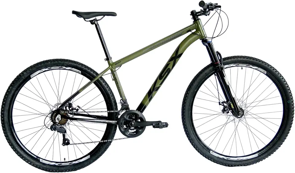 Bicicleta Bike Aro 29 KSX E KSW XLT 200 MTB Alumínio 24V Marchas Rapid Fire - Cabeamento Superior Interno