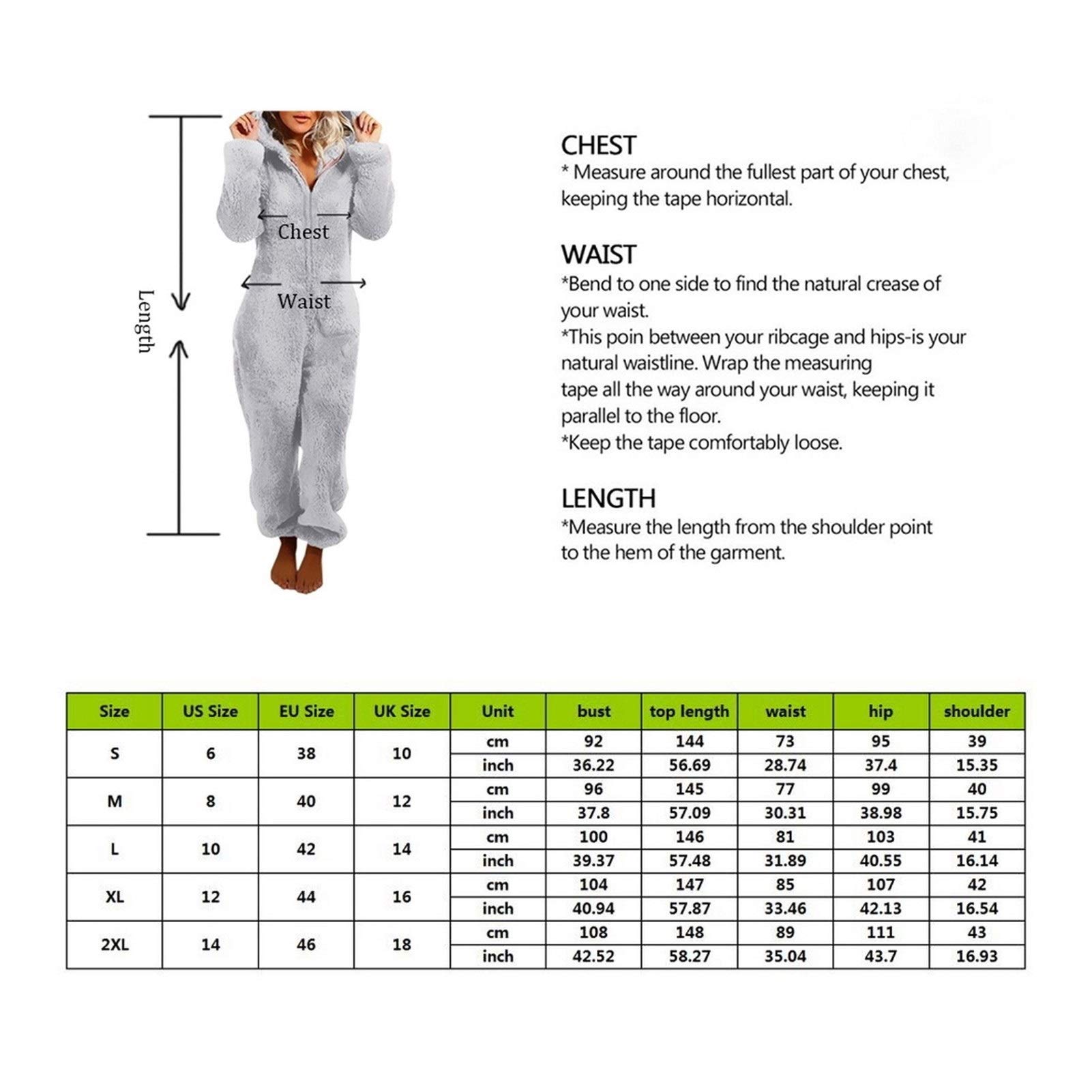 Jumpsuit dames fleece eendelige lange pyjama pluizige zachte