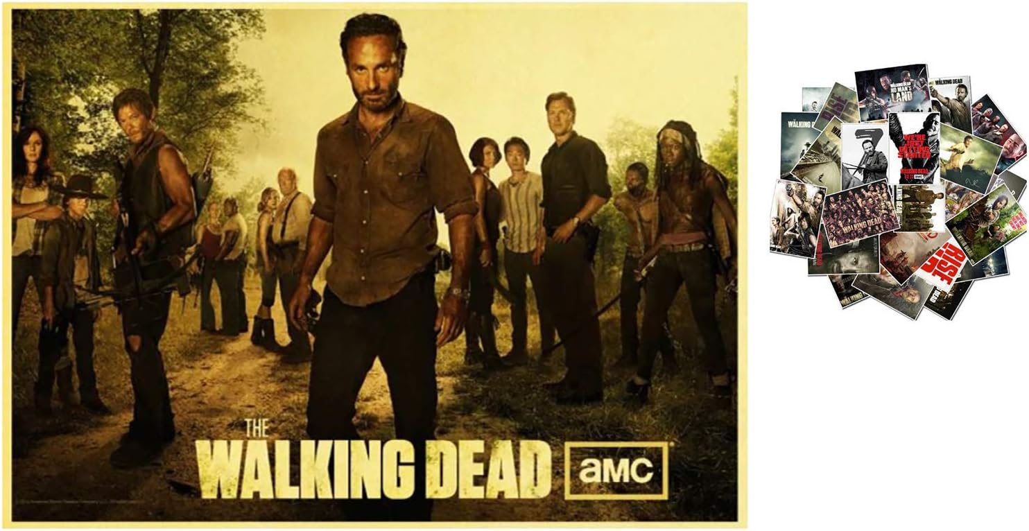MTM Specialties The Walking Dead Wall Art Poster with Free