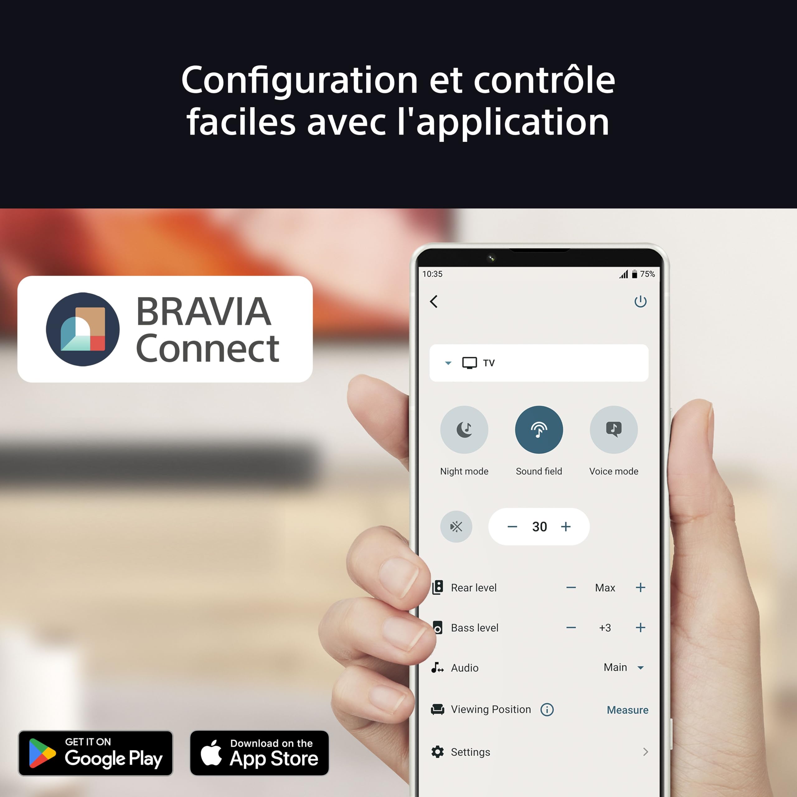 Sony BRAVIA Theatre 8 Haut-parleurs arrière sans Fil – Son Surround, cartographie du Son Spatiale améliorée à 360°, Compatible IMAX, Design Assorti avec Barres de Son et Caisson de Basses