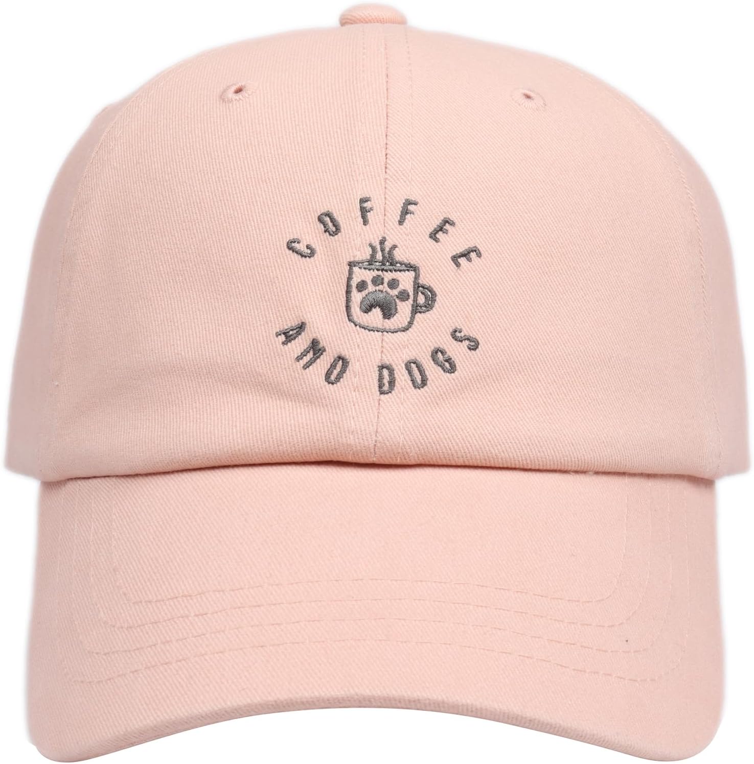 6 Panel Soft Embroidery Adjustable Baseball Cap Dog Lover Gifts for Men/Women