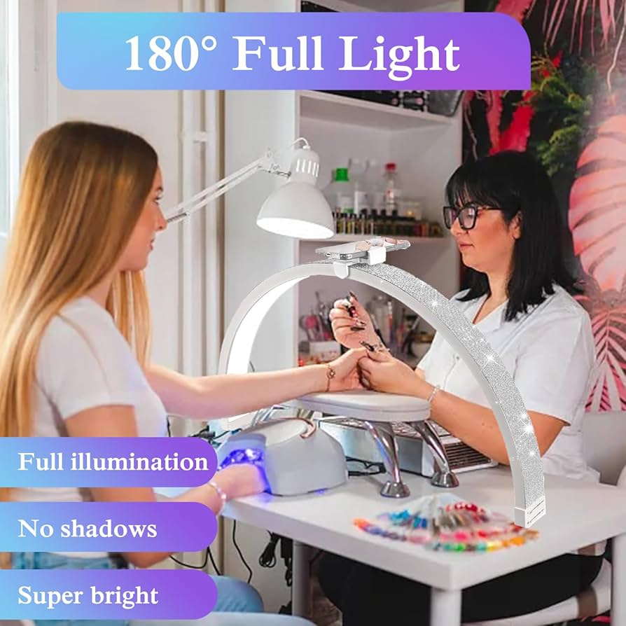 Amazon.co.jp: RNQZ ネイルデスク用ハーフムーンライト、電話