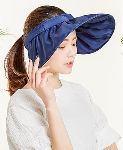 Miniatura 2 de Sombrero de sol de ala ancha ajustable, protección UV, visera de pesca de playa, gorra multifuncional plegable