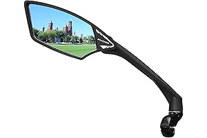 MEACHOW Scratch Resistant Bike Mirror, Enhancing Cycling Safety