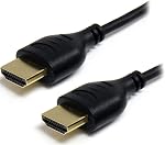 StarTech.com 10 ft Flat High Speed HDMI Cable with Ethernet - Ultra HD 4k x 2k HDMI Cable - HDMI to HDMI M/M - Flat HDMI Cable (HDMIMM10FL)