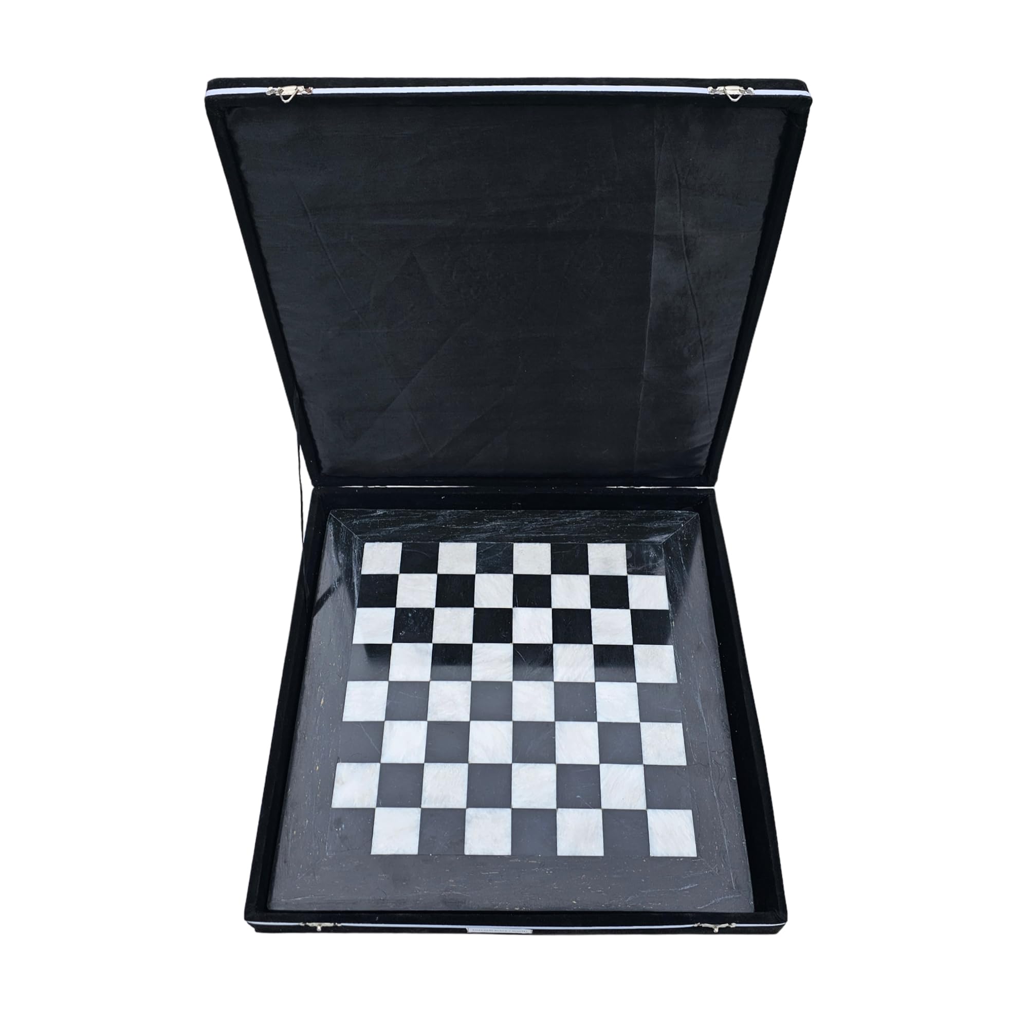 Gioco da donna in marmo, 12 pollici, 30 cm, con 24 pietre da donna, colore nero e bianco-grigio, prodotto naturale, fatto a mano, idea regalo