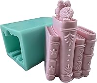 Vista 13 de Nuevo Diseño de Libro Molde de Jabón de Silicona Molde de Vela Moldes de Silicona 3D para Hacer Jabón, Pastel, Chocolate y Manualidades