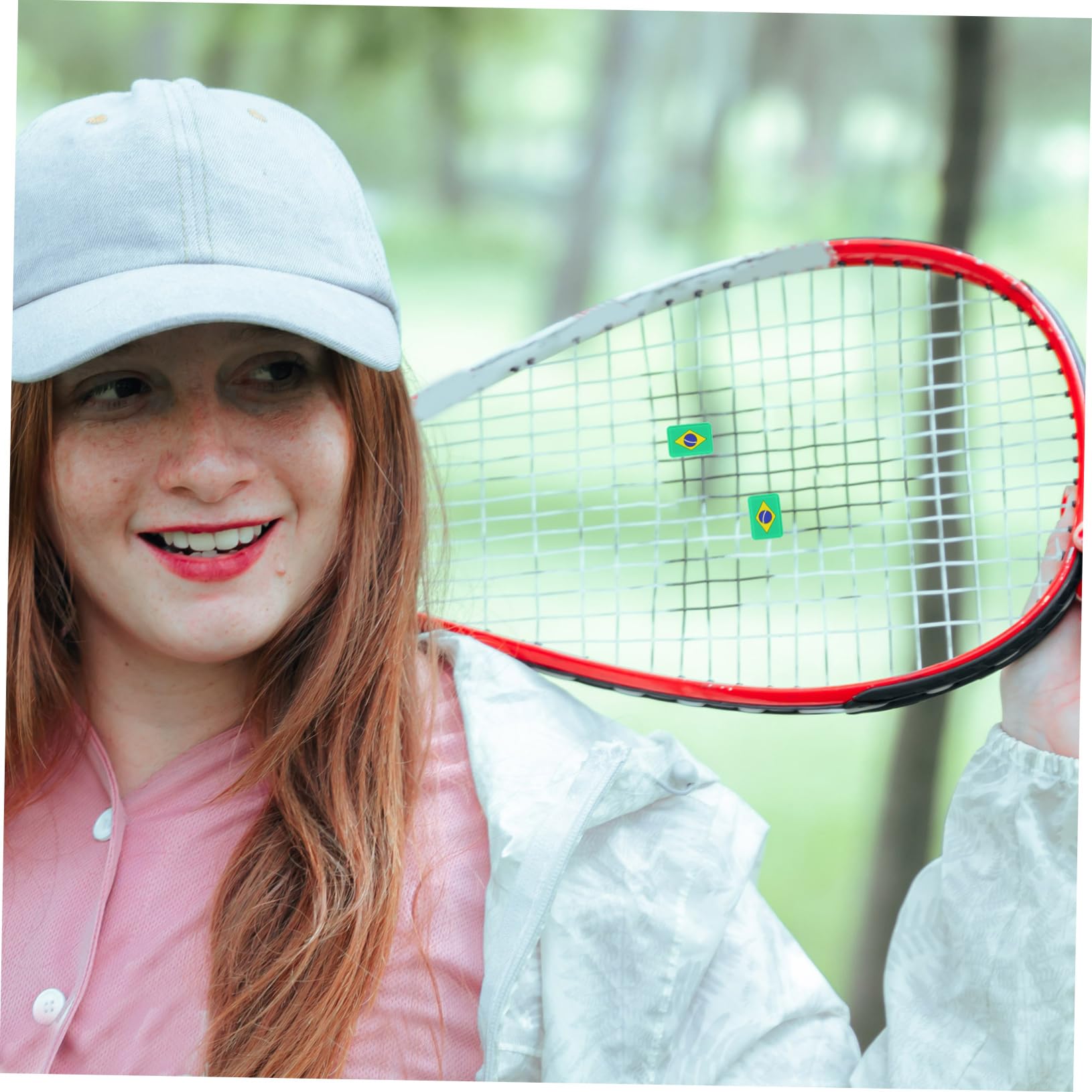 BESTonZON Amortiguadores De Vibración para Raquetas De Tenis De Antivibración Efecto Decorativo Y Instalación Absorbe Partidos De Tenis