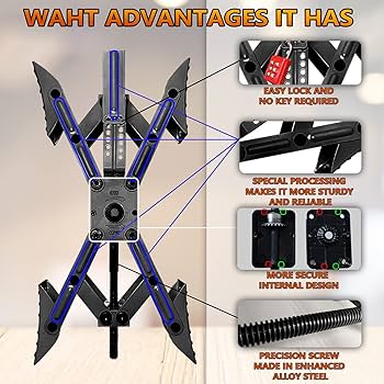 Amazon.com: Camper X-Shaped Wheel Chock Stabilizer, 2 Sets RV