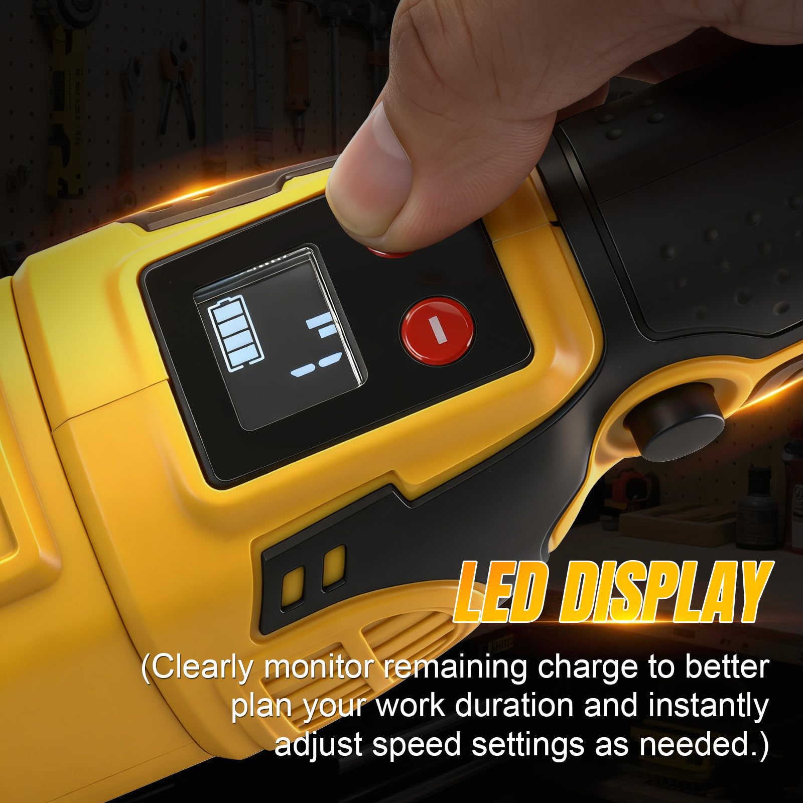 WingFly Amoladora angular a batería para Dewalt 18V, 20V, lijadora inalámbrica profesional, 125mm, motor sin escobillas, protección de disco, para eliminar pintura y mortero (sin batería, sin cargador
