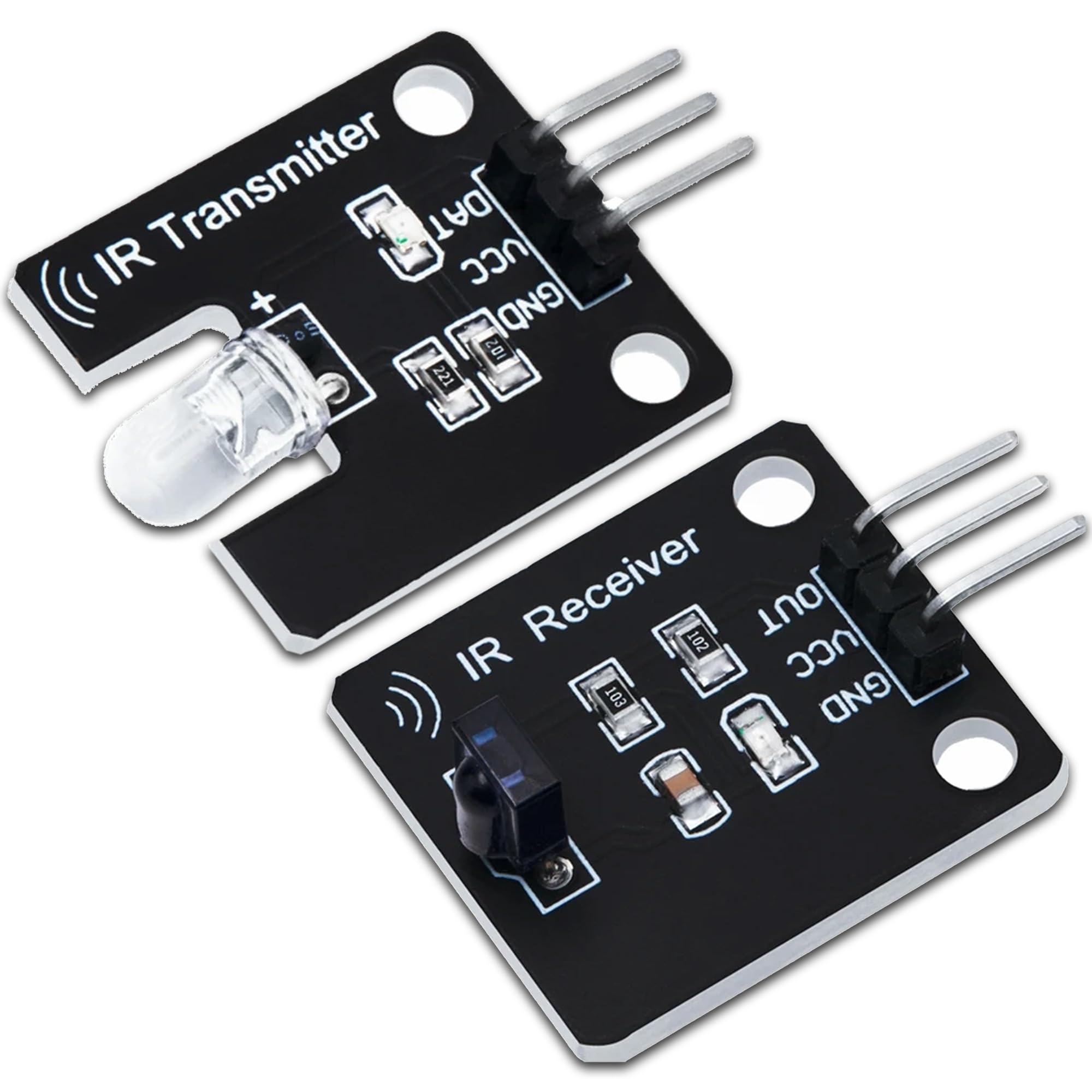 Digital 38kHz IR Infrared Receiver And Transmitter Set Sensor Module Compatible With Arduino And Raspberry Pi - UMTMedia®