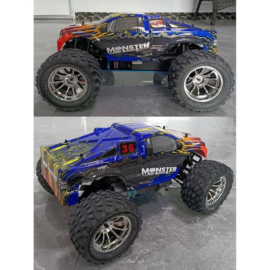 HPIエンジンラジコンNitro Monster Truck & Futaba HPI Savage X 4.6 RTR Nitro 4x4 Monster Truck