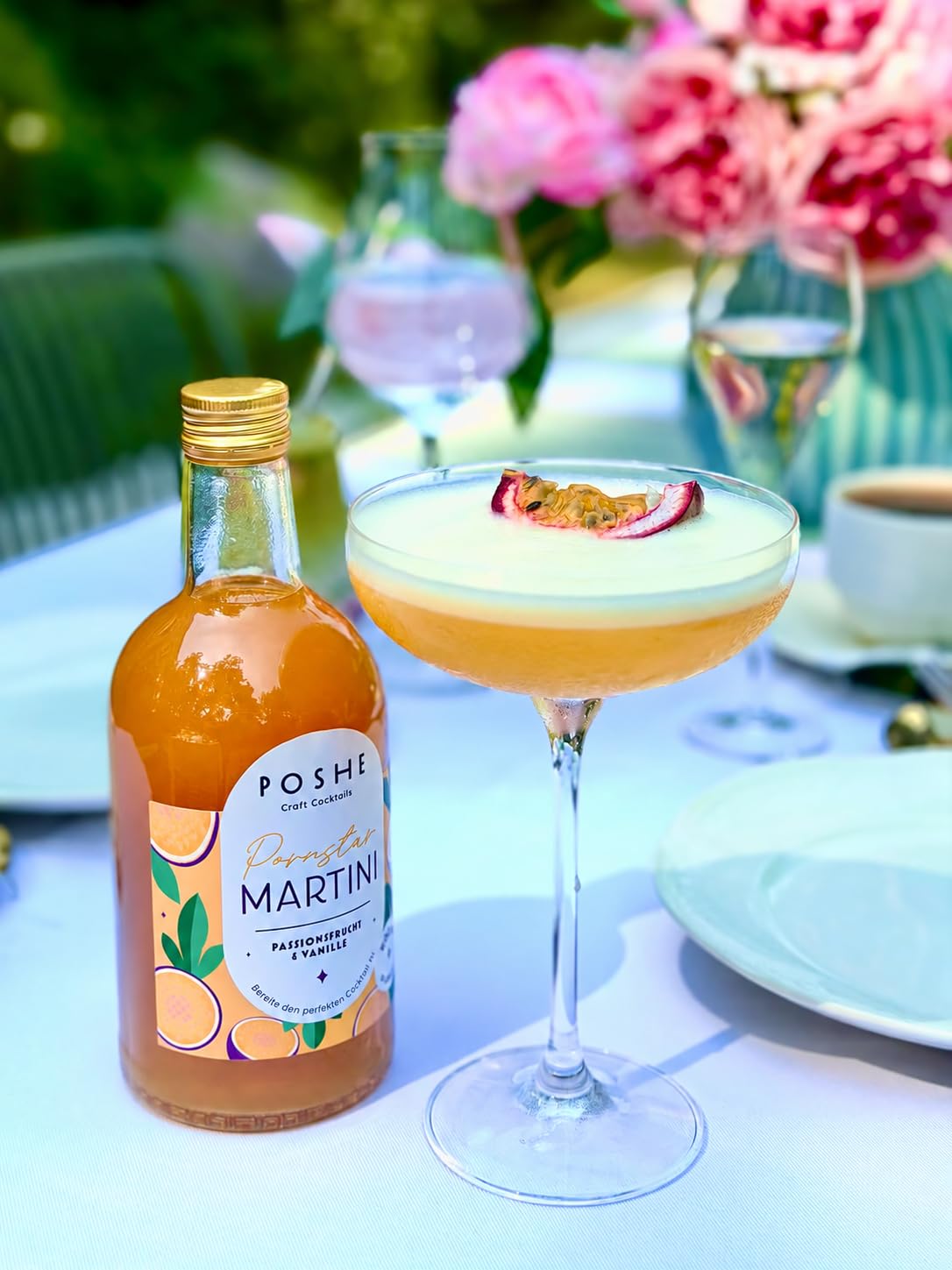 POSHE Craft Cocktails Pornstar Martini bezalkoholowy 4x500 ml