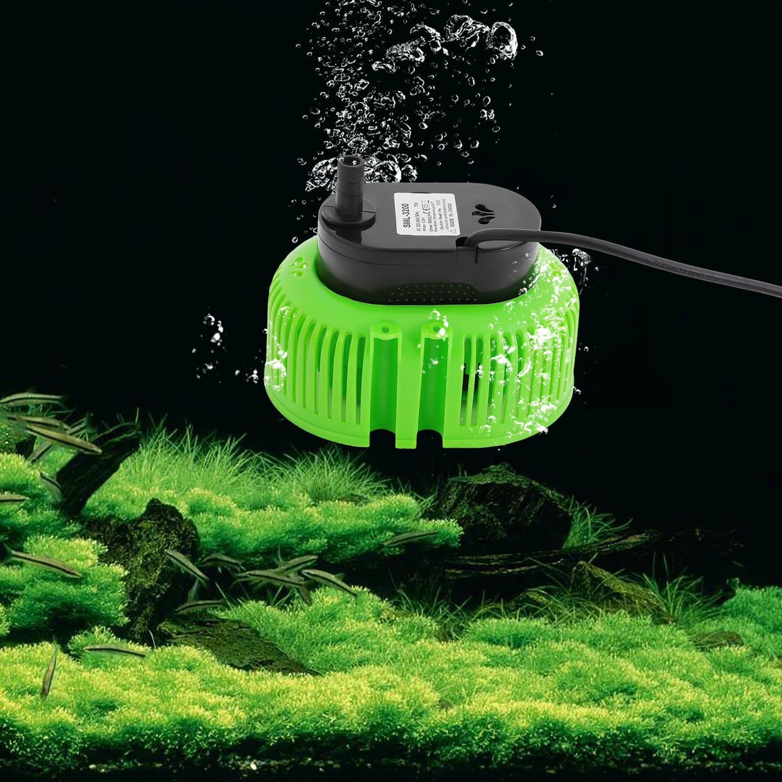Pompa di copertura per piscina fuori terra, 75 W, pompa per acqua sporca, pompa per laghetto, pompa per piscina, pompa dell'acqua per lo svuotamento pelvico (verde)