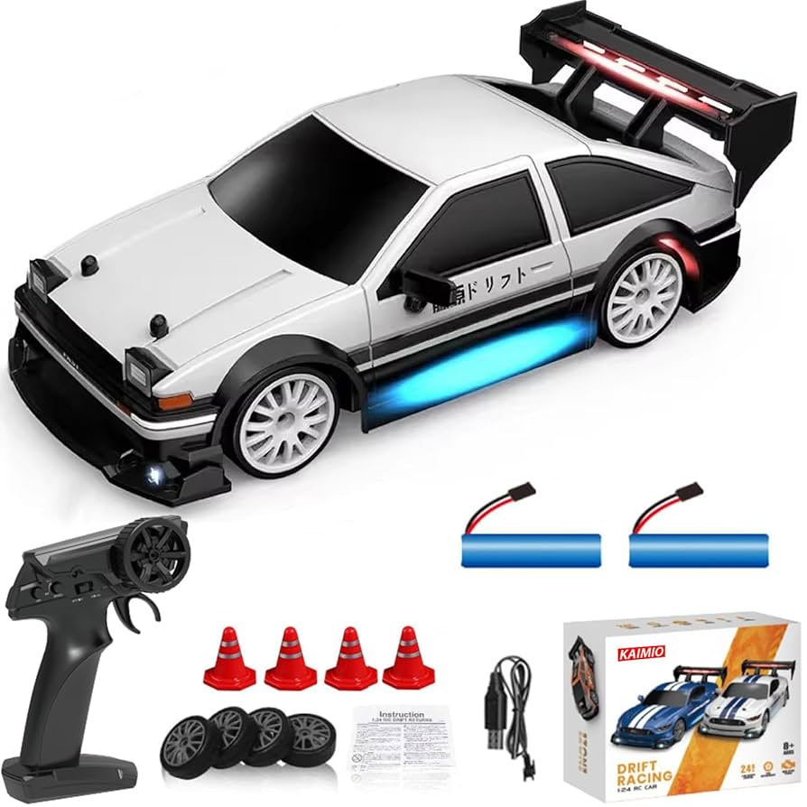 Amazon.co.jp: KAIMIO 1:24スケールRCドリフトカー4WD 2.4GHz