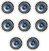 Polk Audio RC60i 2-Way Premium In-Ceiling 6.5 Round Speakers, Dual Pairs 8 Total for Damp and Humid IndoorOutdoor Placement - White, Paintable Grille