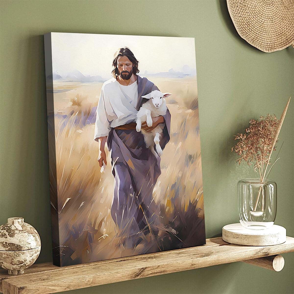 Bible Verse Wall Art Decor - Scripture Canvas Christian Inspirational Posters and Paintings for Living Room and Bedroom - 30x40cm : Tanmart