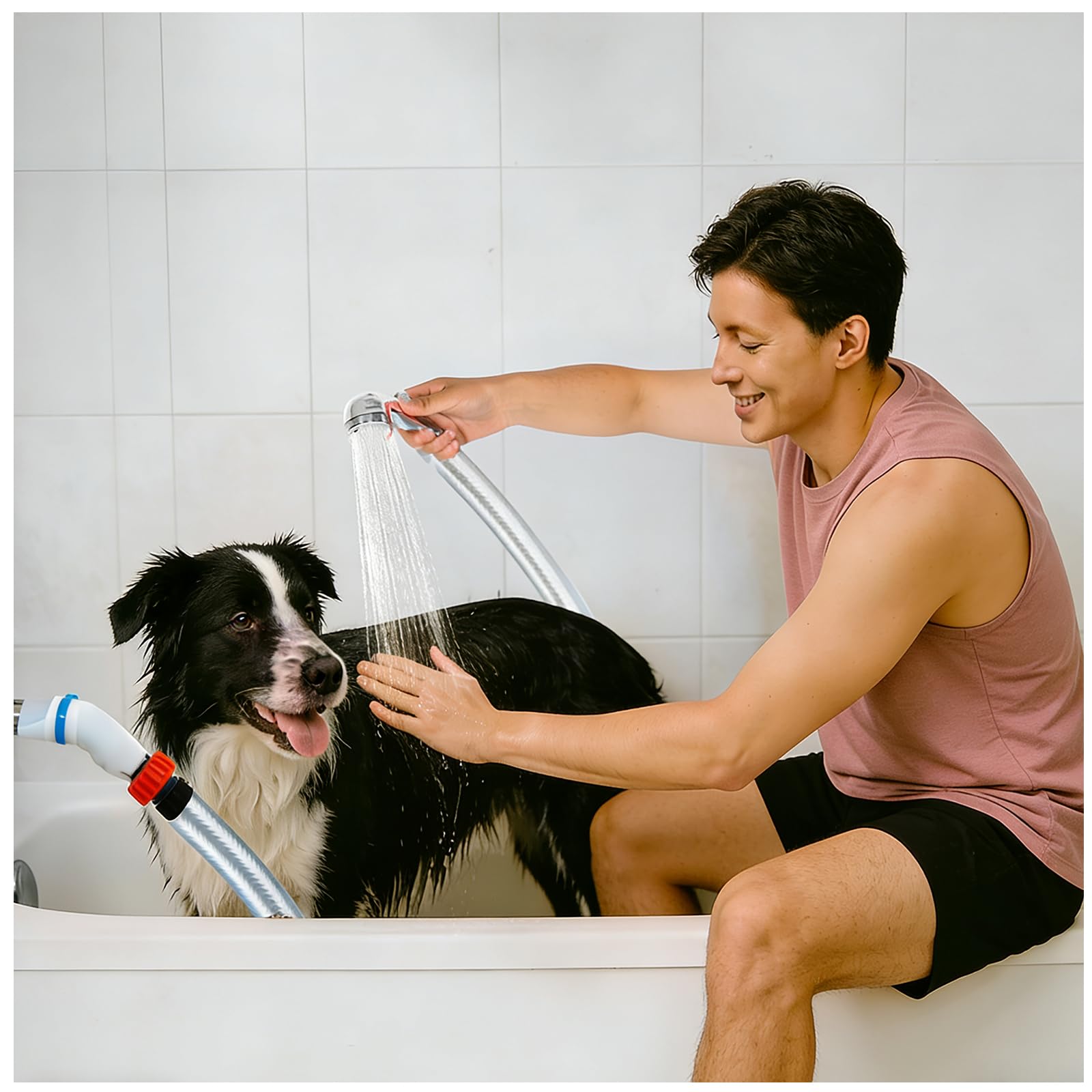 Photo 1 of Quick Connect Faucet Attachment:Dog Bath,6.6 Foot Hose. No Install.