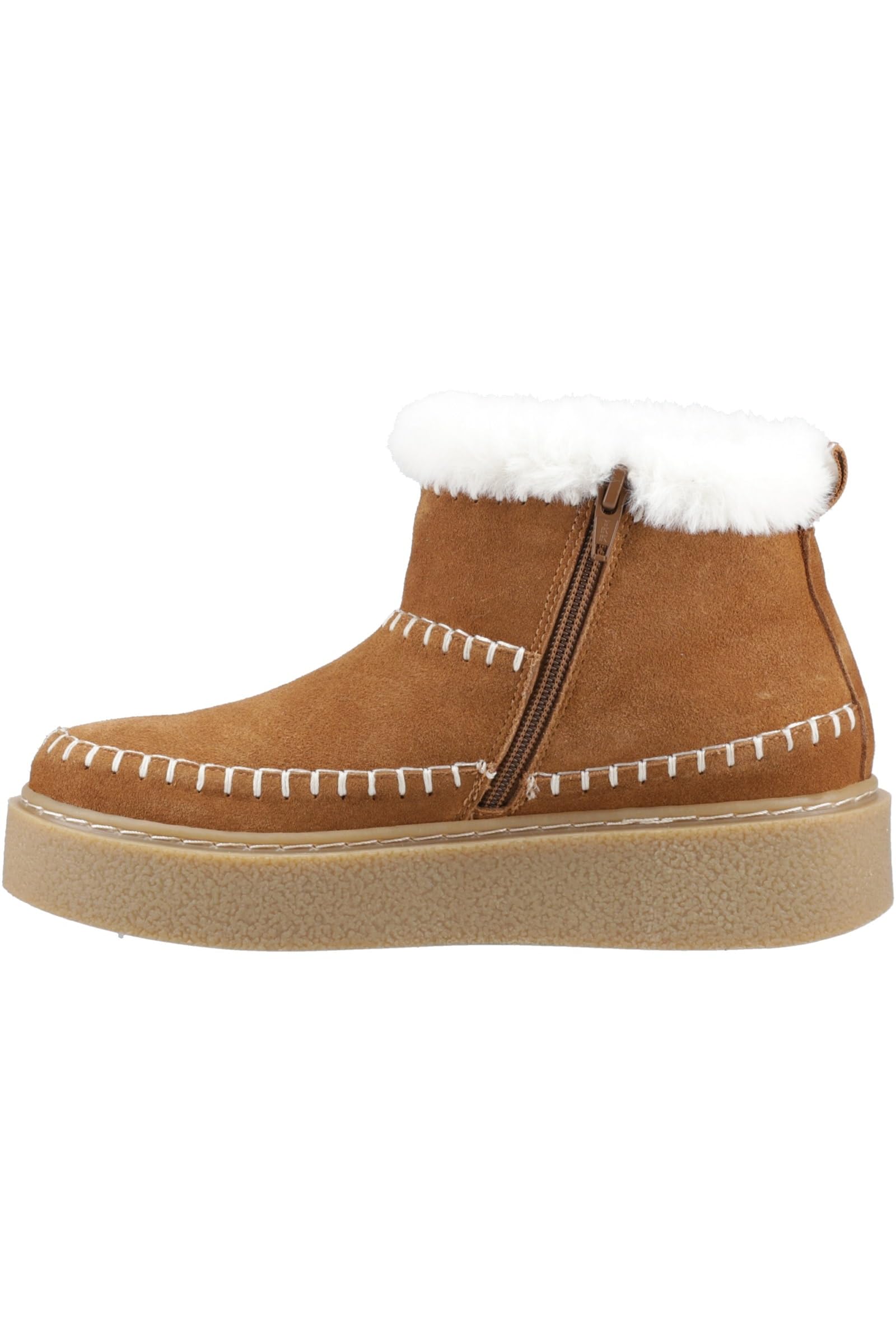 Hush Puppies Brielle Stitch Boot Tan UK 5 TanUK 5Tan Boots (53557) Women's/Ladies