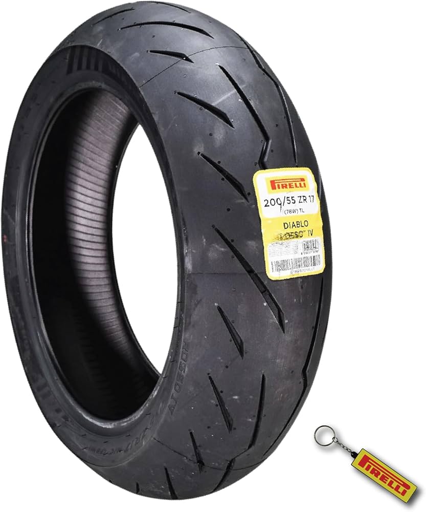 Amazon.com: Pirelli Diablo Rosso IV Street Sport 200/55ZR17 78W TL