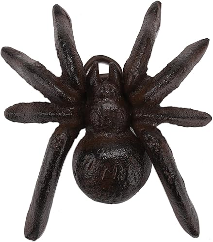 BRASSTAR Estatua de araña de hierro fundido delicado modelado interior y decoración exterior adecuado para colocar estudio jardín césped balcón