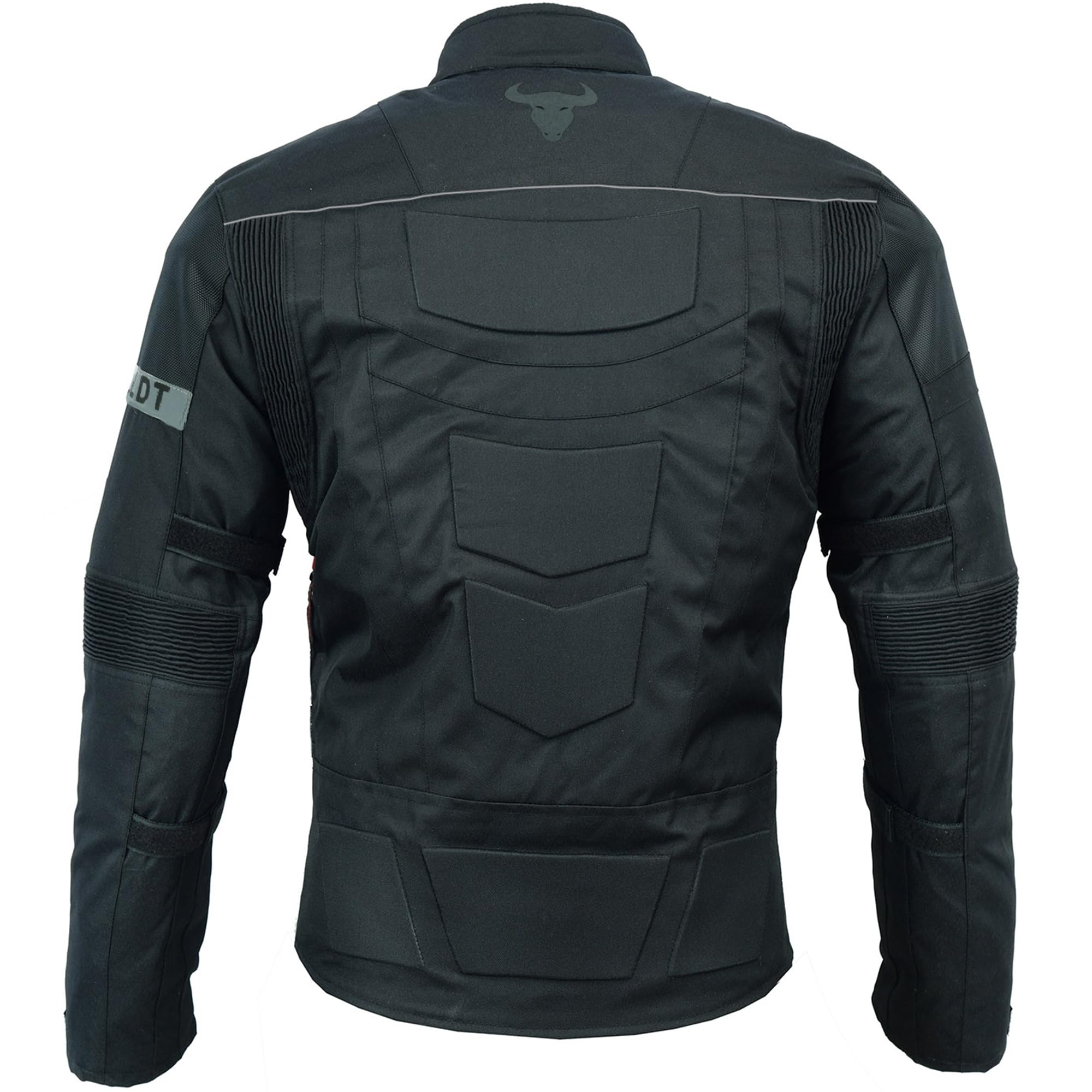 BULLDT Herren 2-teiliger Motorradkombi mit CE-Protektoren – Jacke & Cargo Motorradhose, 4-lagig, Winddicht, Abnehmbares Thermofutter, 9 Taschen, Reflektierende Elemente, für Sommer & Winterfahrten