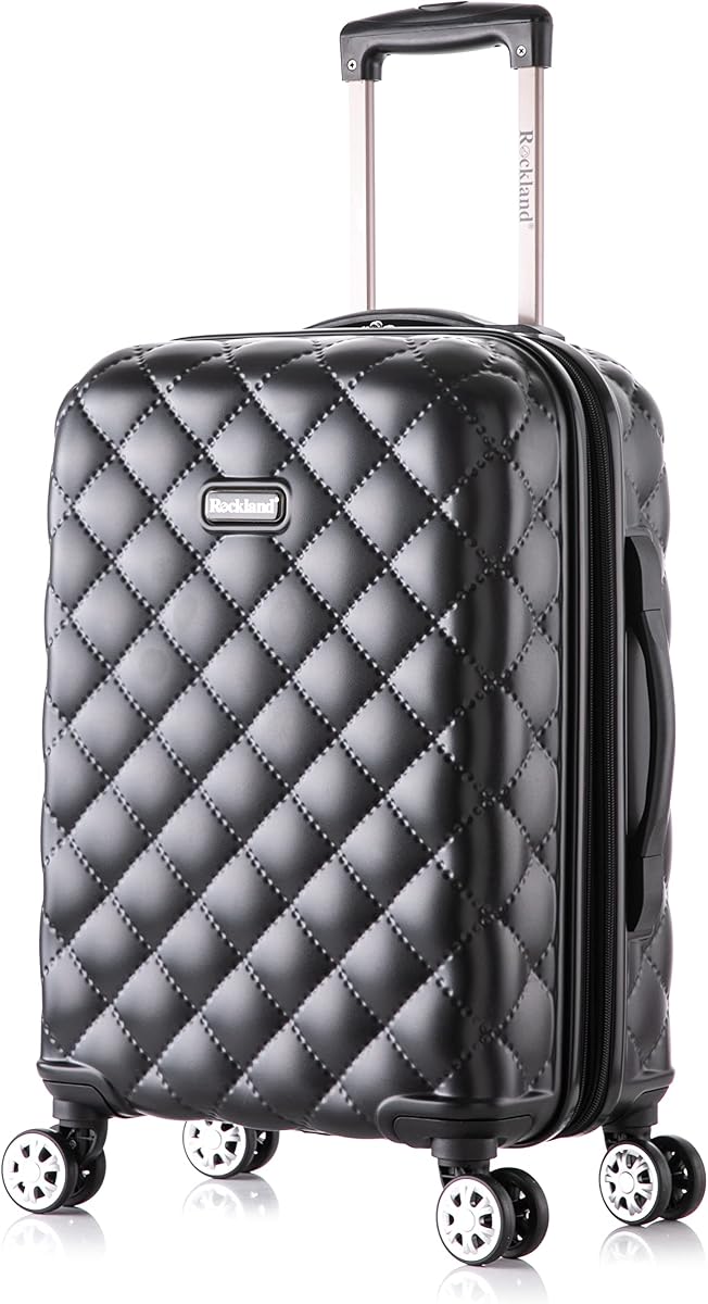 Melbourne Hardside Rueda giratoria expandible Equipaje, edredón, equipaje de mano 20 pulgadas negro