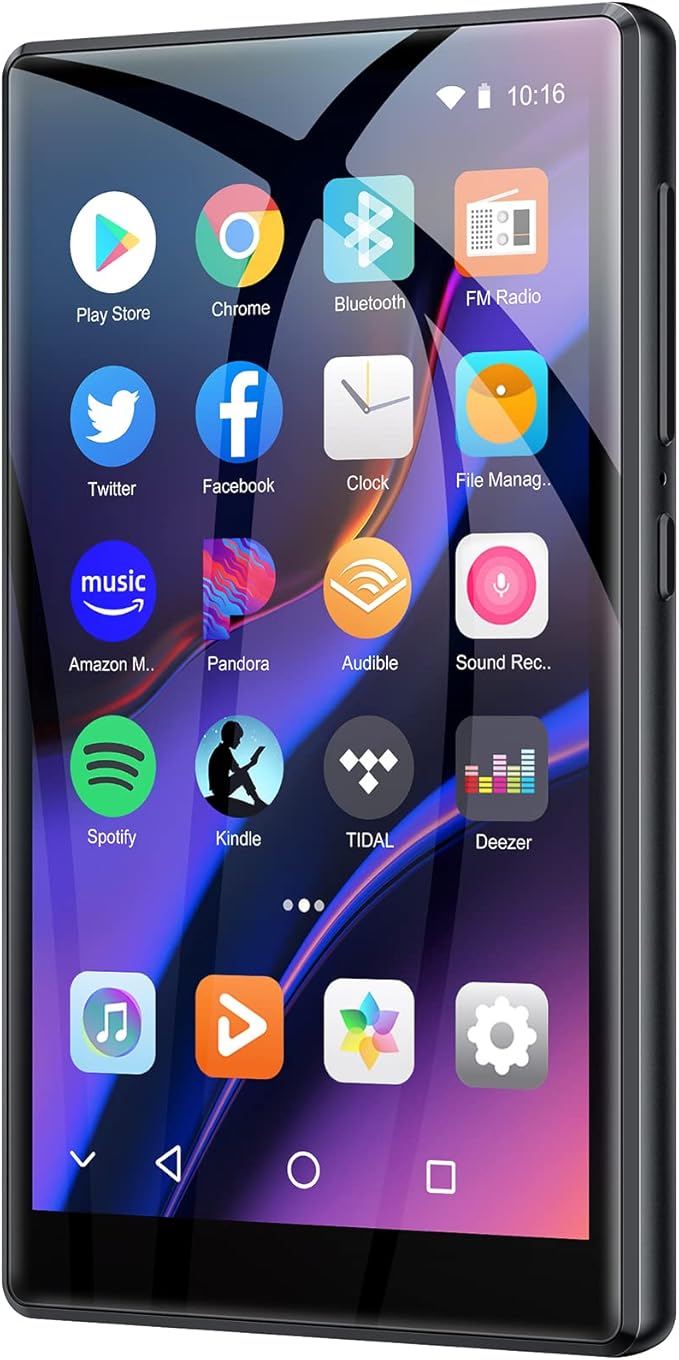 80GB MP3 Players with Bluetooth WiFi, Oilsky 4.7" 1080P Full Touch