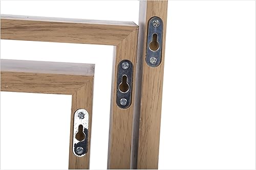 Miniatura 9 de Kiera Grace Juego de tres estantes flotantes cuadrados de madera de diseño rústico y atemporal Cubbi para el hogar, habitación y oficina, 5