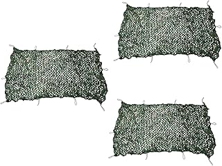 Garneck 3 Pçs Rede De Camuflagem Decoração De Selva Decoração De Deserto Lonas De Malha Rede De Lona De Camuflagem Rede De Camuflagem Rede De Malha De Proteção Rede De Sombreamento Rede