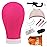 XTREND 21-24\'\' Poly Canvas Block Head for Making Head Weft/Wig/Hair Extension Making Display Styling Mannequin Head with Stand Set Manikin Canvas Head Hair Accessories