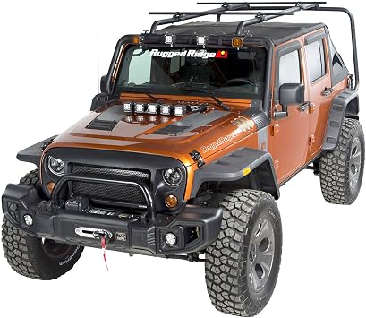 Rugged Ridge | Sherpa Roof Rack Kit | 11703.22 | Fits 2007-2018 Jeep Wrangler JK 4-Door