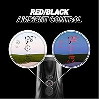 Vista 3 de Blue Tees Golf - Serie 3 Max con telémetro láser con interruptor de pendiente - Rango de 900 yardas, medición de pendiente, tira magnética, pantalla