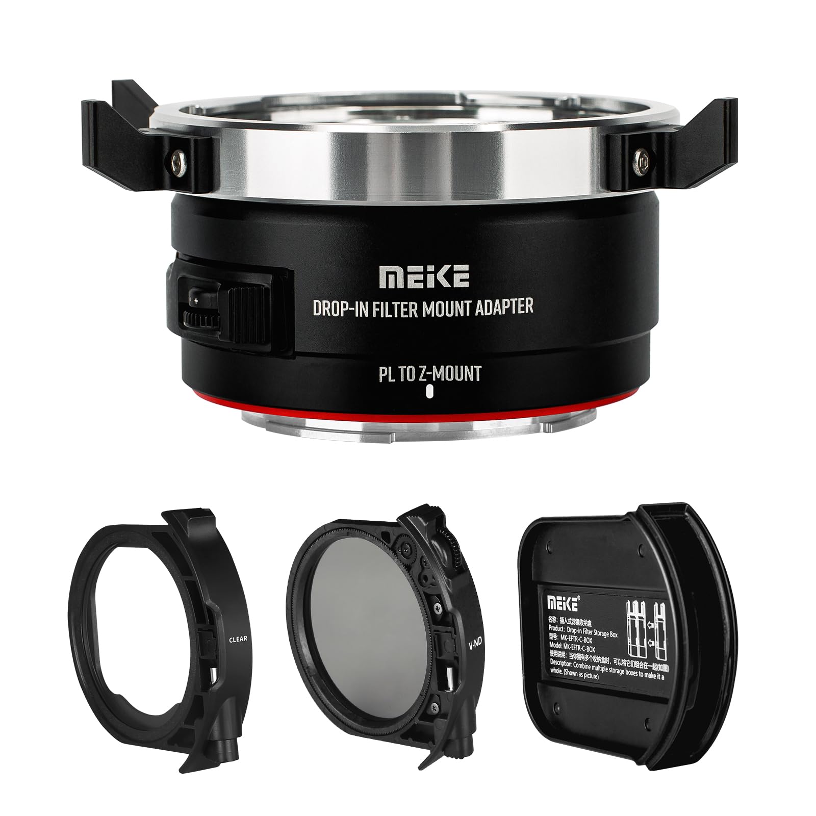Amazon.com : Meike MK-PLTZ-C Drop-in Filter Manual Focus Mount 