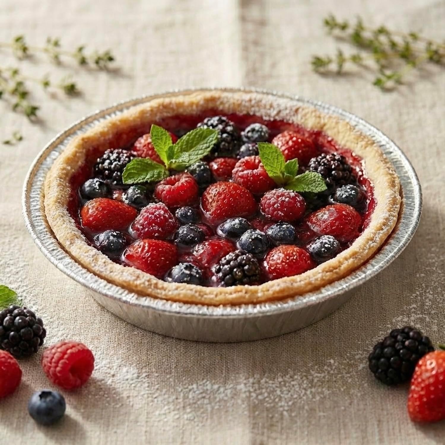 The Baker Celebrations 500 Aluminum Foil Disposable Baking Tart Pans 4-1/4 inches - Pie Tins - Small Pan - Made in USA