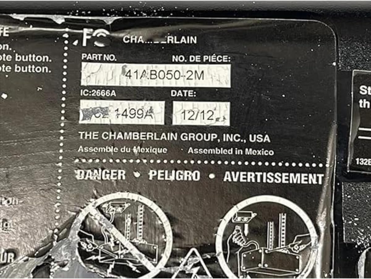 Replacement for Chamberlain 41AB050-2M Garage Door Opener Circuit Board Purple Learn Button OEM