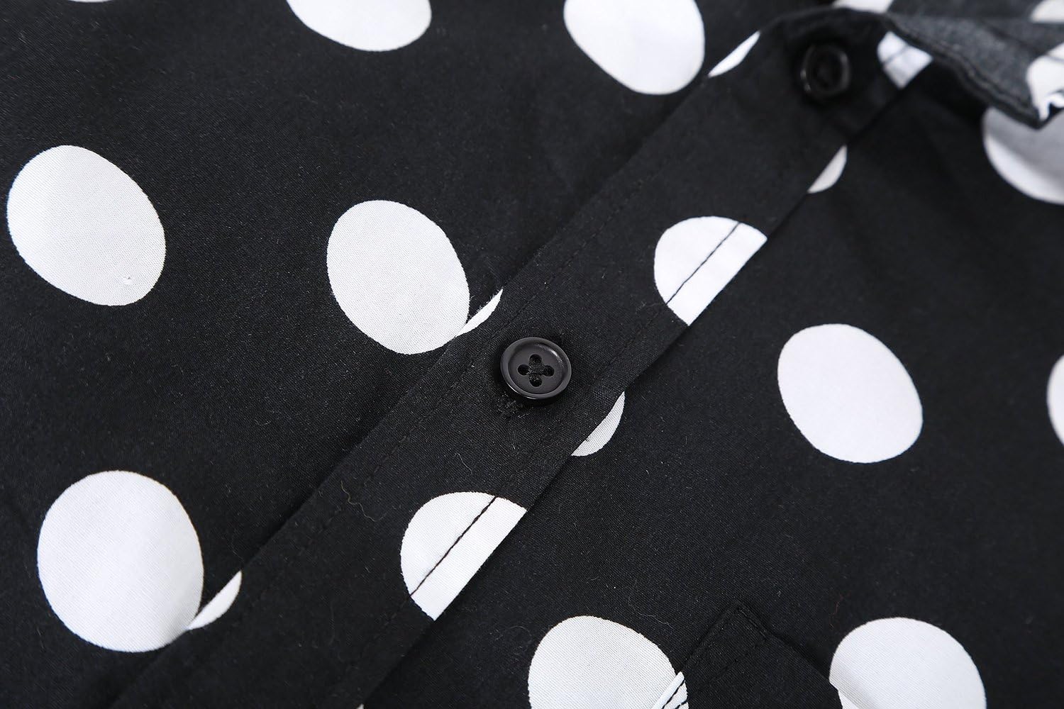 Men's Regular Fit Short Sleeve Dress Shirt Button Down Casual Unique Print Shirts for Men