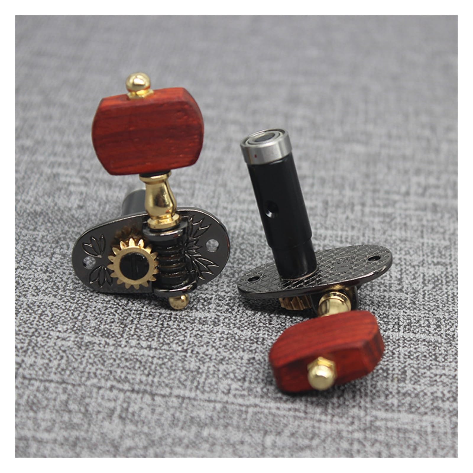 Stimmgeräte für Gitarren aus rotem Palisander, Stimmgeräte für klassische Gitarren, Stimmgeräte für Folk-Gitarren, Stimmknöpfe Gitarrenstimmer Gerät