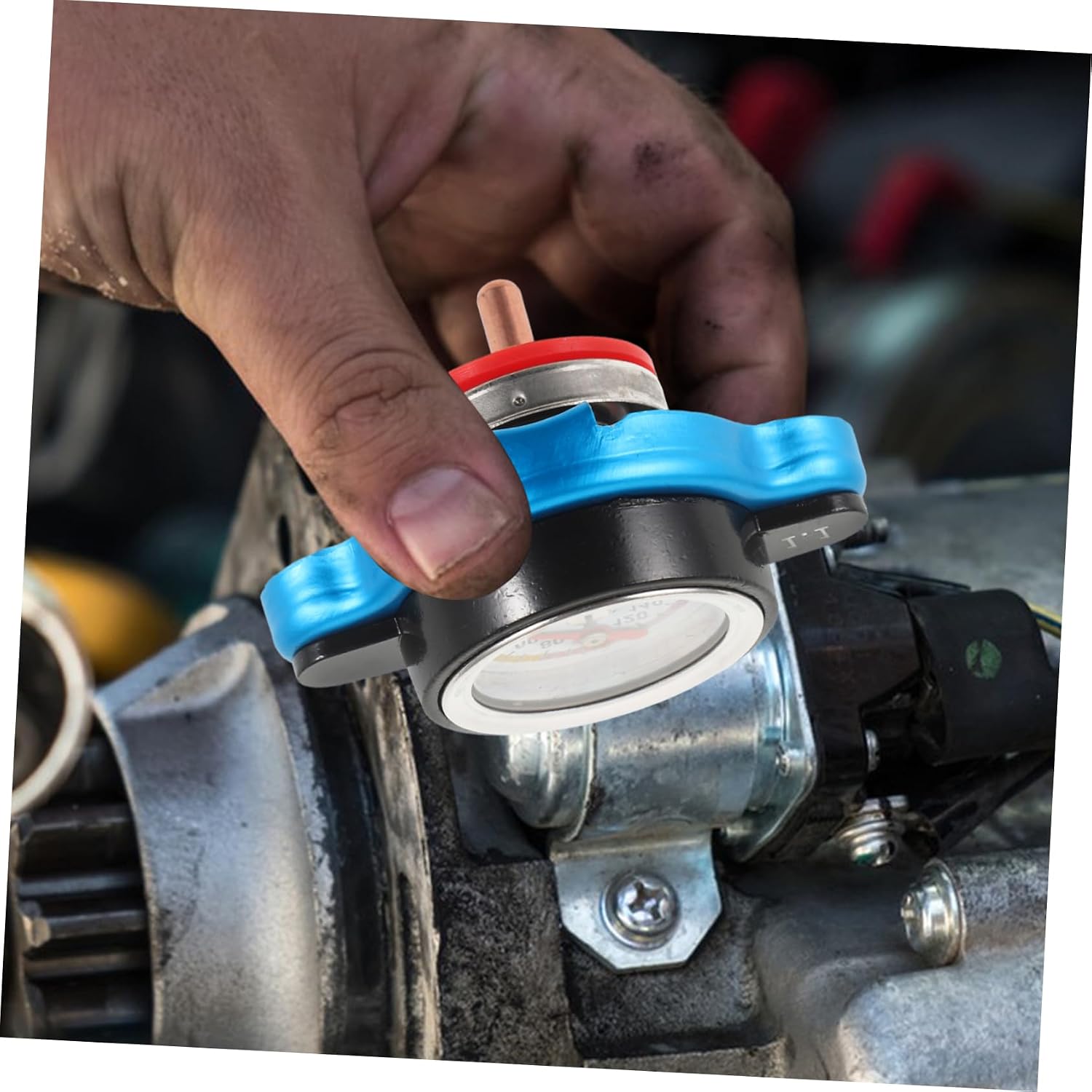 Car Accessory Water Temperature Gauge Lever Water Coolant Temp Gauge Durable Aluminum Alloy
