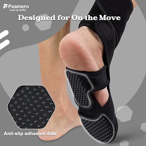 Miniatura 5 de Soporte de pie caído para caminar en zapatos, soporte de tobillo ajustable, tendinitis de Aquiles, fascitis plantar, accidente cerebrovascular, ELA,