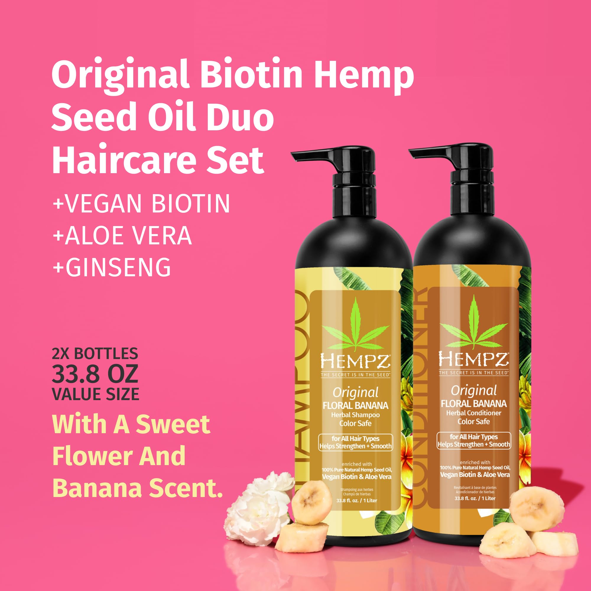 Amazon.com : HEMPZ Shampoo & Conditioner Set - Original Floral