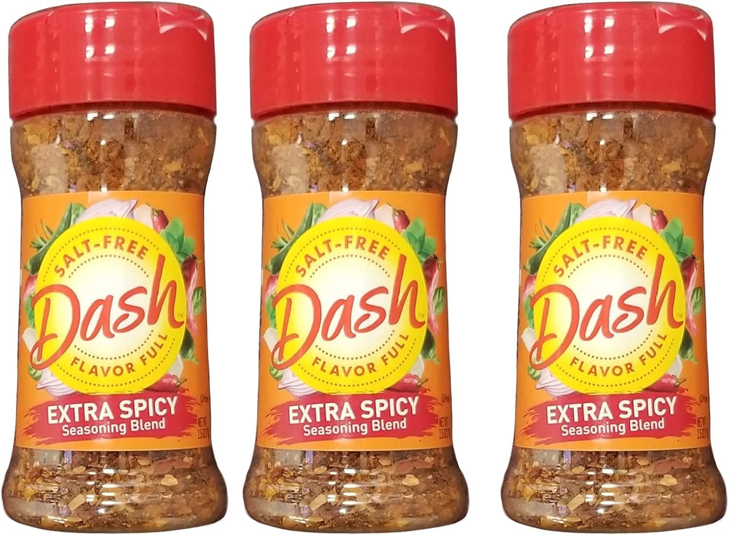 Mrs. Dash "Extra Spicy", Salt-Free Seasoning Blend Shaker 2.5 Oz (Pack of 3)
