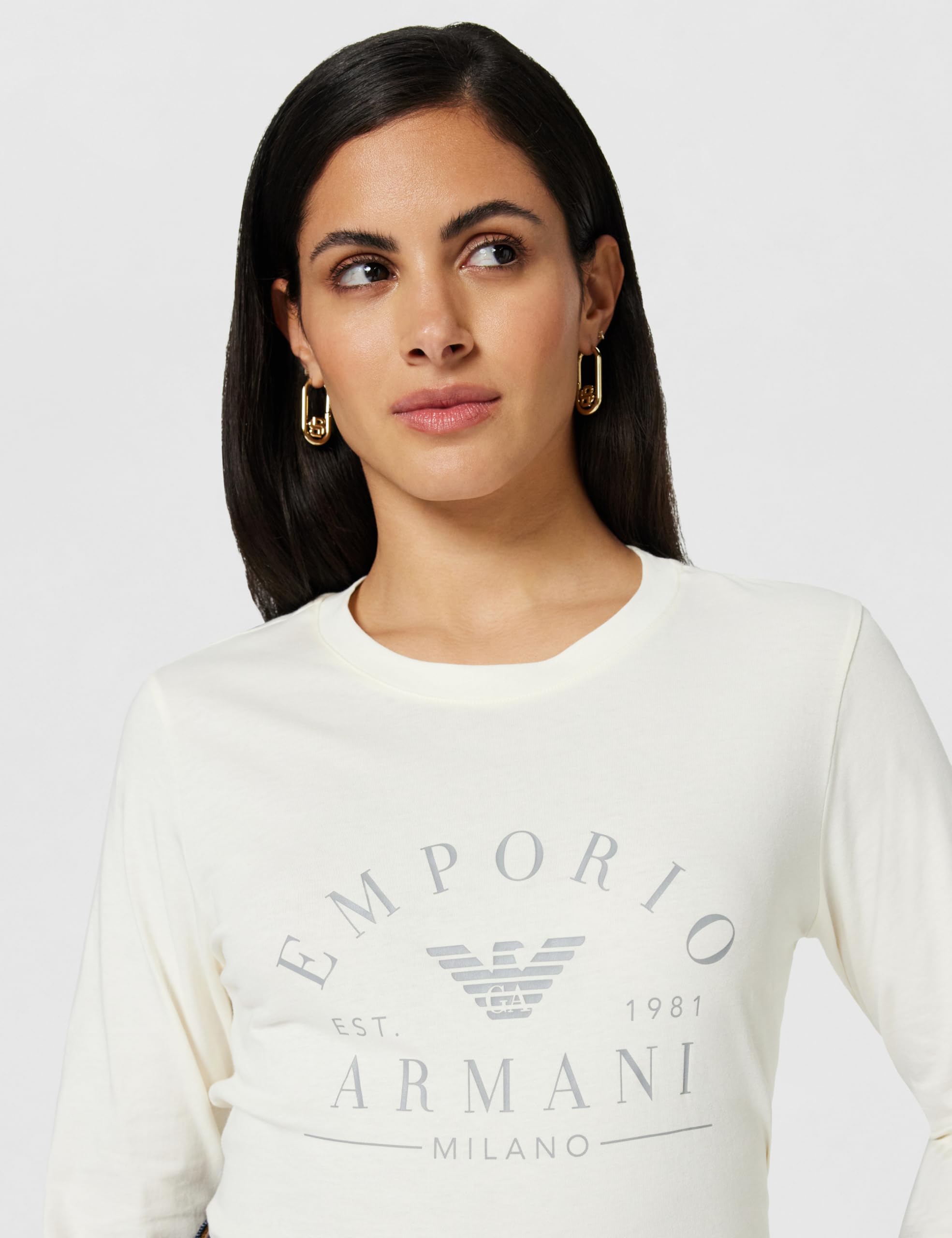 Emporio Armani Logoband T-Shirt T-Shirt Donna (Pacco da 1)