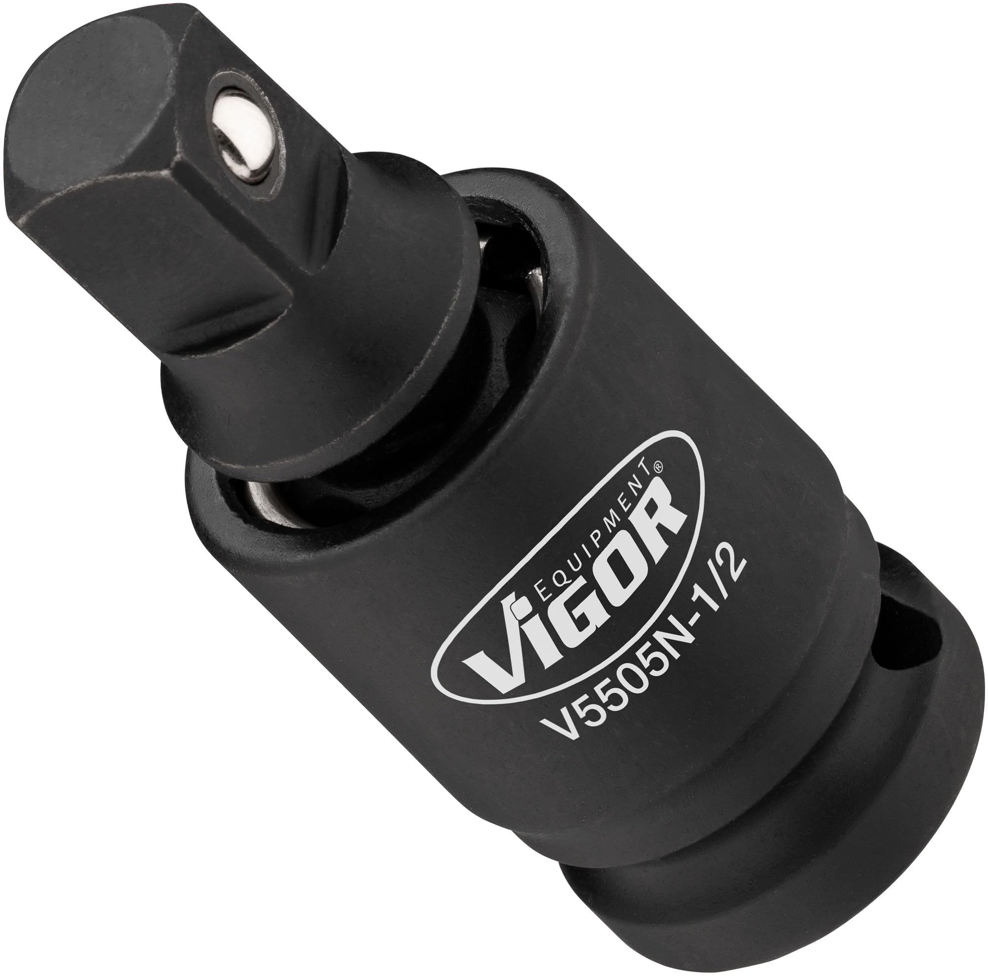 VIGOR V5505N-1/2 Pieza De Unión Para Llave De Impacto – Cuadrado 1/2" (12.5mm), Ideal Para Lugares De Difícil Acceso Y Evitar Bordes Interferentes