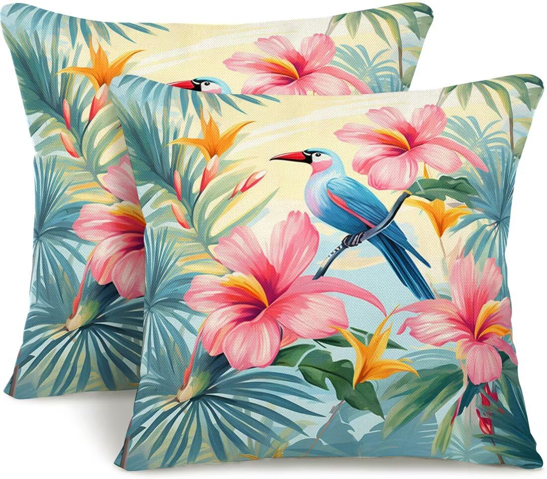 Housse de coussin 50x50 cm pour raviver un canapé fatigué ou terne