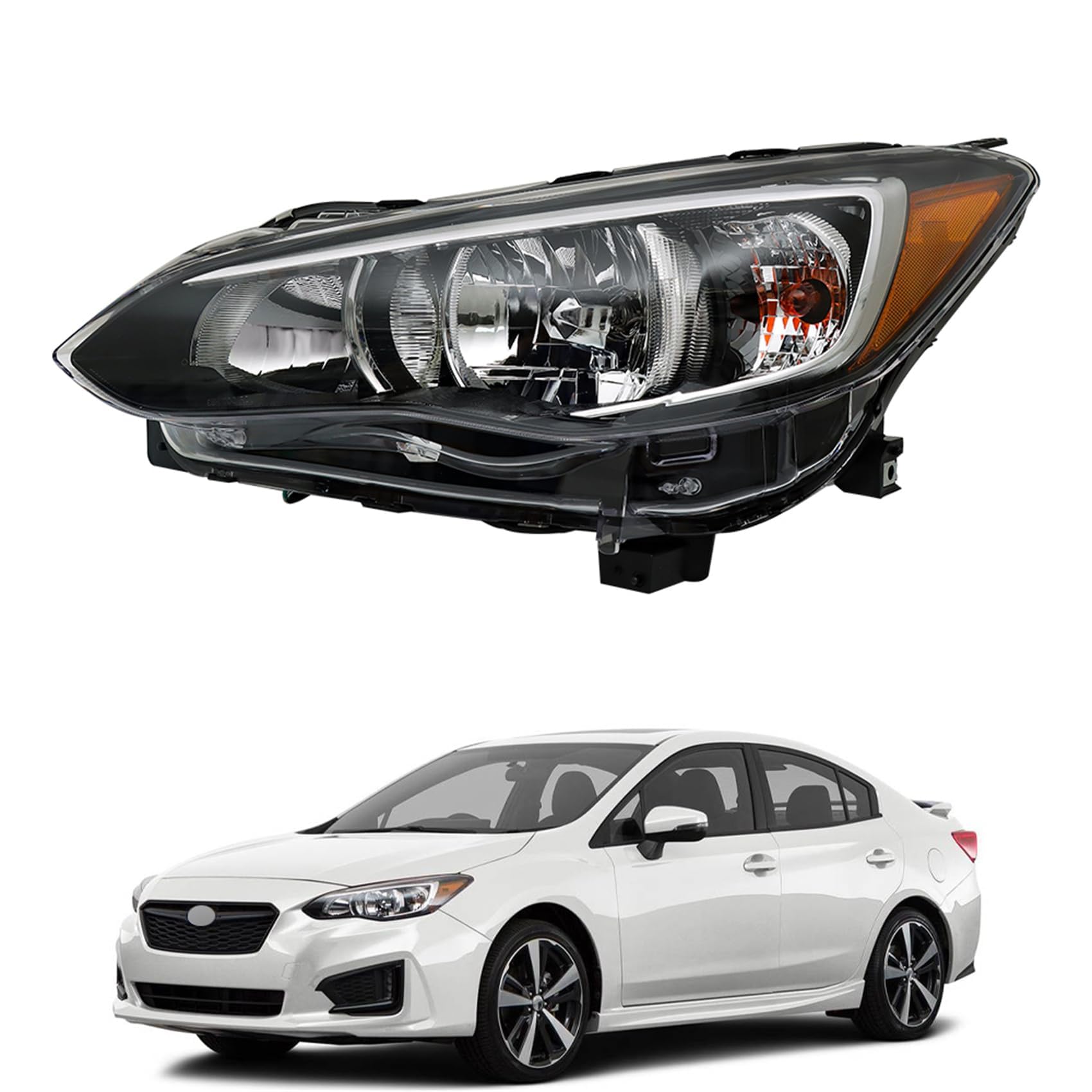 Amazon.com: WFLNHB Headlight Assembly Replacement for Subaru